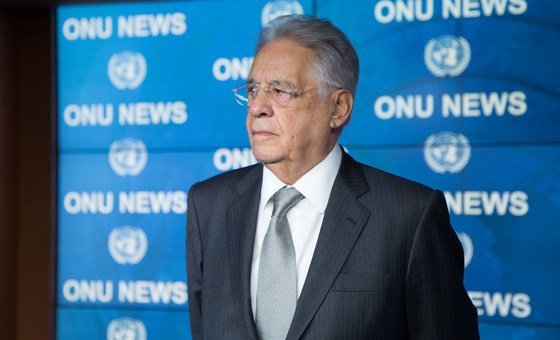 Ex-presidente do Brasil Fernando Henrique Cardoso na ONU 