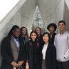 Молодые люди из Мексики, Танзании и США собрались в штаб-квартире ООН в Нью-Йорке, чтобы почтить  память жертв работорговли. 
