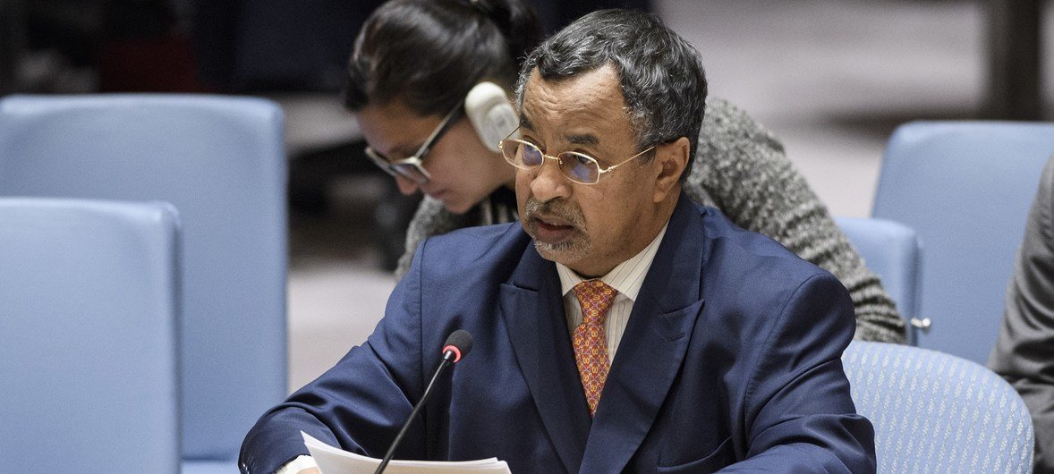 Mahamat Saleh Annadif devant le Conseil de sécurité (archives). Le Tchadien est Représentant spécial de l’ONU pour l'Afrique de l'Ouest et le Sahel.