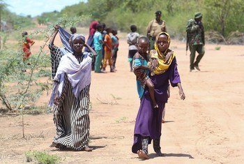 Somali refugees at Dadaab camp, located in Kenya.