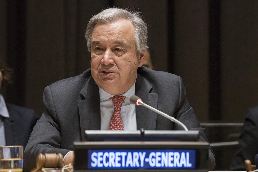 United Nations Secretary-General António Guterres.