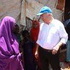 Michael Keating esteve na Somália em Abril. 