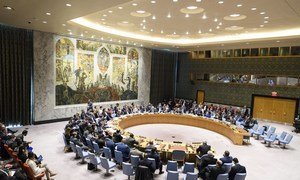 Secretary-General António Guterres addresses the urgently convened Security Council meeting on Syria.
