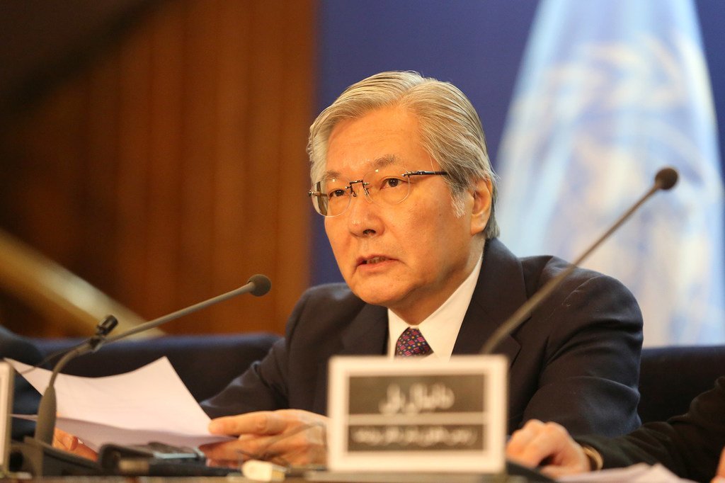 联合国秘书长阿富汗问题特别代表兼联阿援助团团长山本中通。