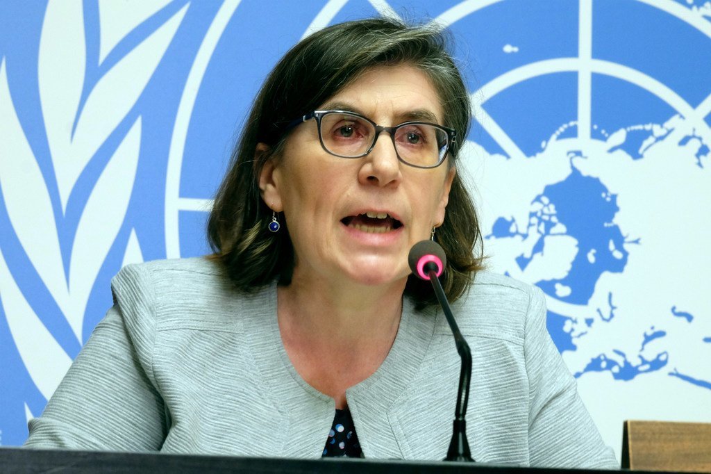  Elizabeth Throssell, porte-parole du Haut Commissariat des Nations Unies aux droits de l'homme (HCDH).
