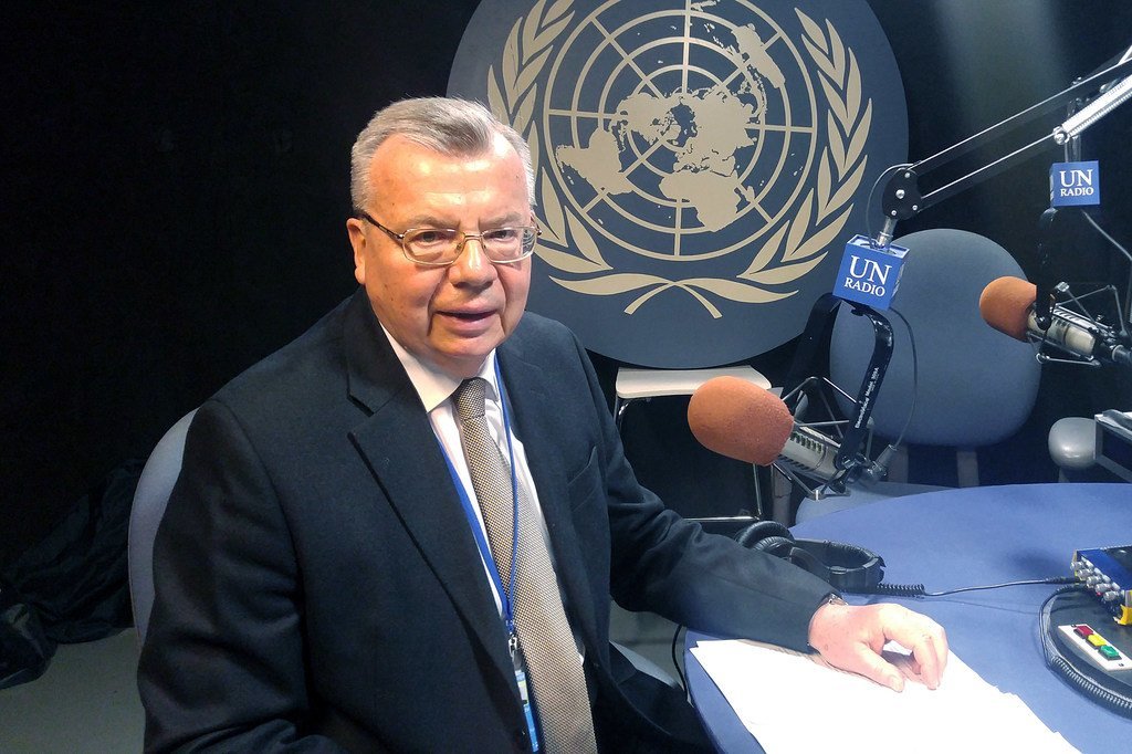 Yury Fedotov aliyewahi kuwa mkuu wa UNODC akihojiwa na UN News enzi za uhai wake sasa amefariki dunia
