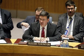 Александр Панкин в сентябре 2013 года, когда он был заместителем Постоянного представителя России при ООН