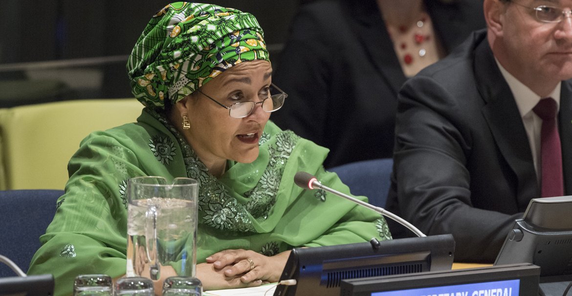 Deputy Secretary-General Amina Mohammed addresses the Economic and Social Council's third Financing for Development follow-up Forum.