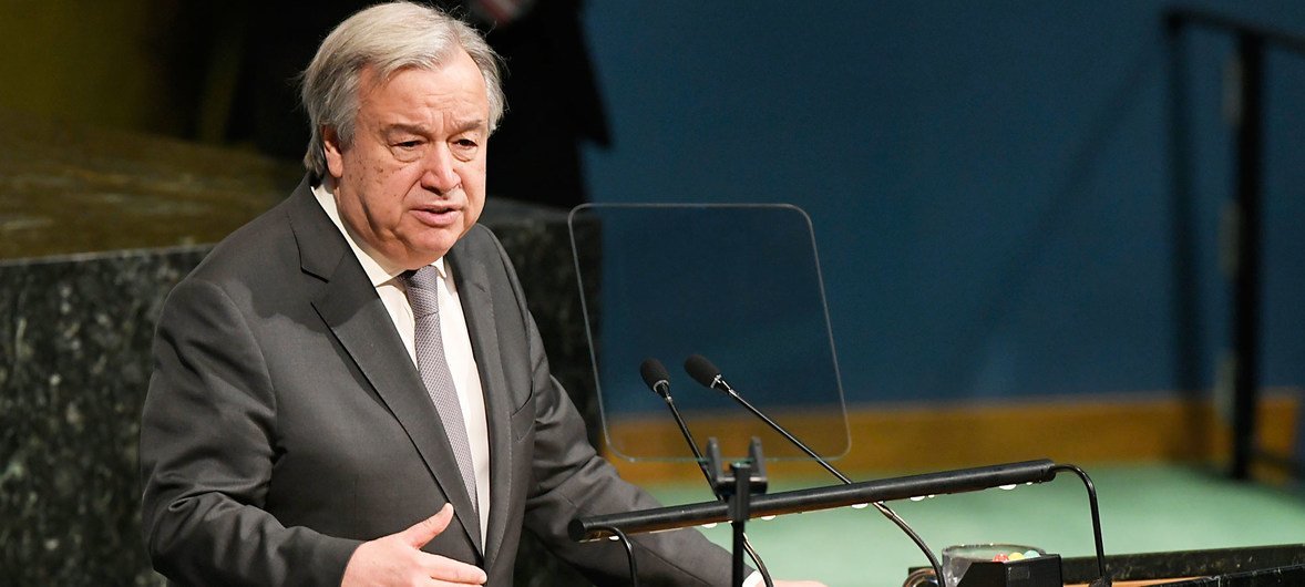 António Guterres faz um apelo ao Talebã para que respeite o cessar-fogo.