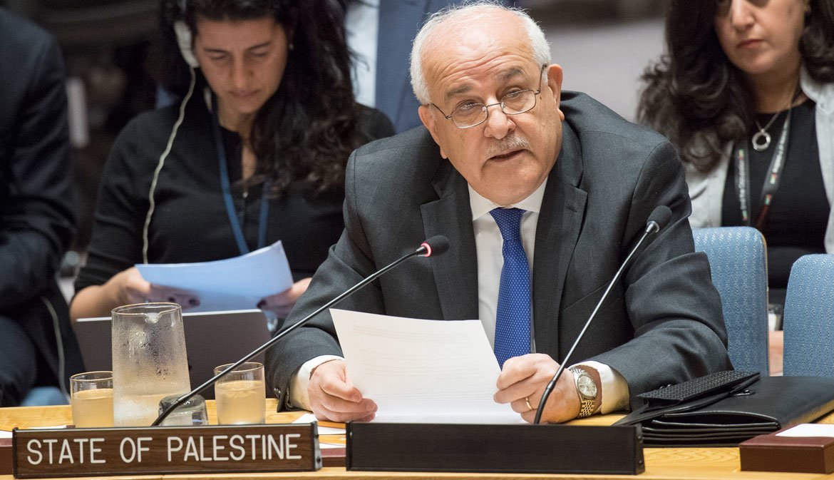 رياض منصور المراقب الدائم لفلسطين لدى الأمم المتحدة.