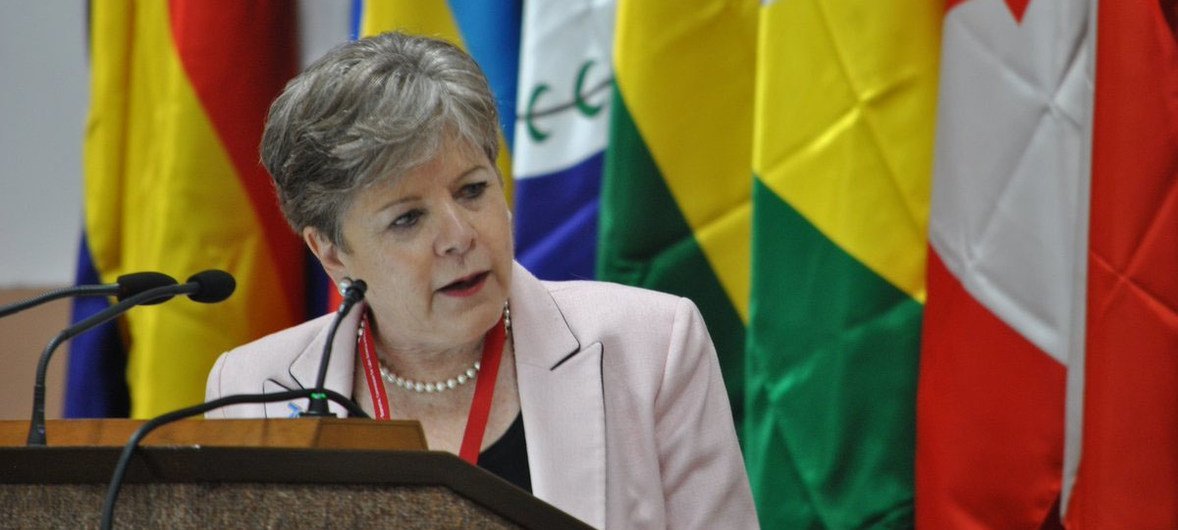 La Secrétaire exécutive de la Commission économique pour l’Amérique latine et les Caraïbes (CEPALC), Alicia Bárcena.