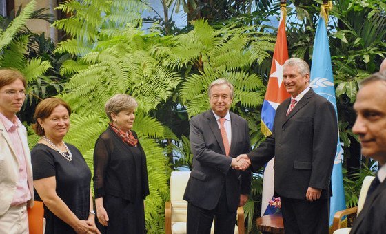 In Cuba, UN chief stresses Latin America’s courageous ‘development vision’