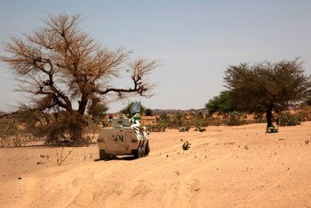 UNAMID peacekeepers on patrol in North Darfur, Sudan. (file photo)