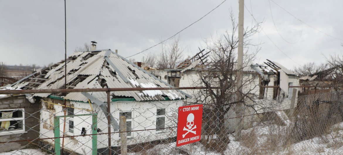 Восток Украины превратился в одну из наиболее заминированных зон в мире