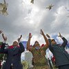 В сентябре 2015 года на церемонии в штаб-квартире UNIFIL в Накуре, Ливан, представители миротворческой миссии UNIFIL в Ливане выпустили голубей.
