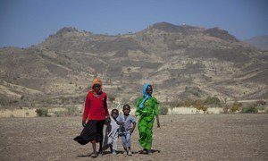 Children in Jawa village, East Jebel Marra. (file)