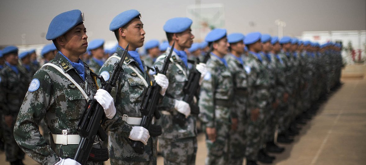 联合国马里稳定团的中国维和人员。