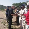 On a visit to Borama town, 180 kilometres southwest of Somaliland’s capital, Hargeisa, the UN Humanitarian Coordinator for Somalia, Peter de Clercq, is greeted by local officials who later shared with him information about the impact that Cyclone Sagar ha
