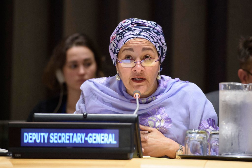 联合国常务副秘书长阿米娜·默罕默德。