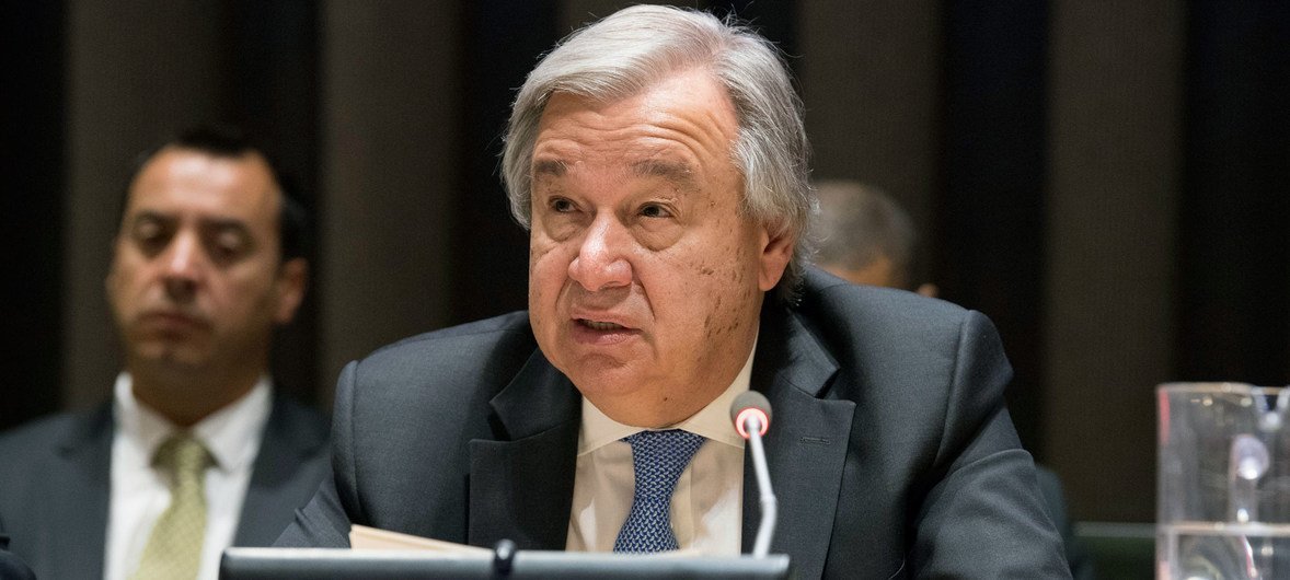 El Secretario General, António Guterres.