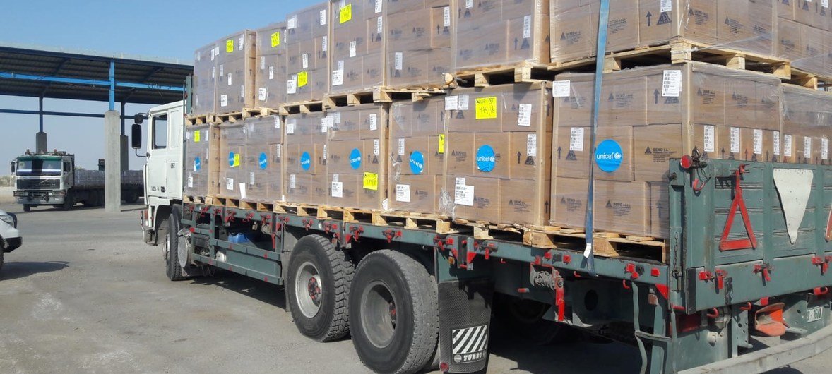 ЮНИСЕФ доставил лекарства и медоборудование для 70 тысяч пострадавших палестинцев в секторе Газа
