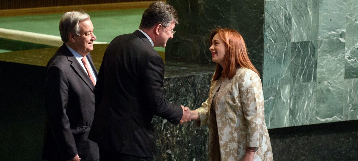 María Fernanda Espinosa Garces is only the fourth woman in the 73-year history of the United Nations has been elected as President of the General Assembly, the UN’s main deliberative and policy-making body. She is the Foreign Minister of Ecuador. 