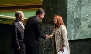 Maria Fernanda Espinosa Garces est seulement la quatrième femme dans l'histoire des Nations Unies à avoir été élue présidente de l'Assemblée générale, le principal organe délibérant et politique de l'ONU. 