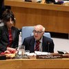Theodor Meron, President of the International Residual Mechanism for Criminal Tribunals, briefs the Security Council.