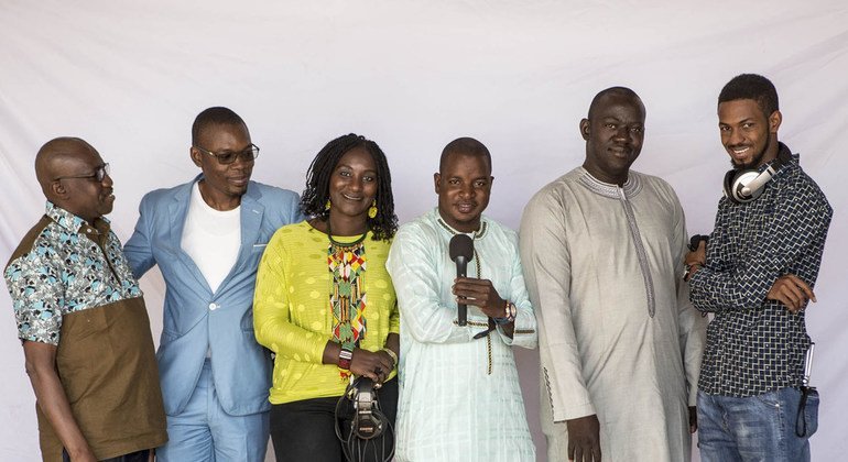 Radio Mikado-FM diffuse depuis le 16 juin 2015 ses programmes sur une vaste partie du territoire malien. Ici l'équipe de Mikado-FM 