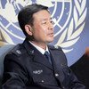 中国公安部常务副部长王小洪率团出席联合国第二届警察首脑峰会并接受联合国新闻的专访。