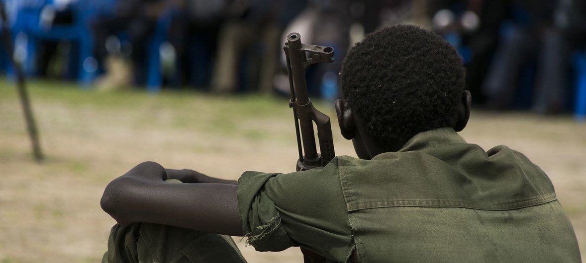 Mei 17,2018 Pibor Sudan Kusini watoto 210 waiachiliwa kirasmi na makundi yenye silaha.Msaada wa kiutibabu na wa kisayikolojia unatolewa na UNICEF na washirika wake.