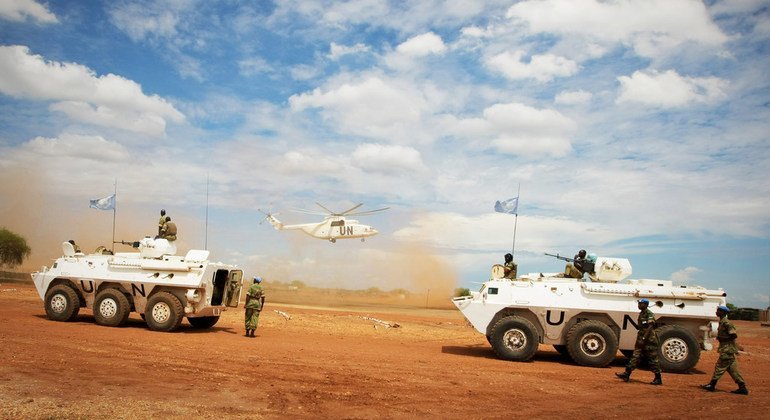 UNMIS Troops Prepare to Patrol Town of Abyei, in Sudan.