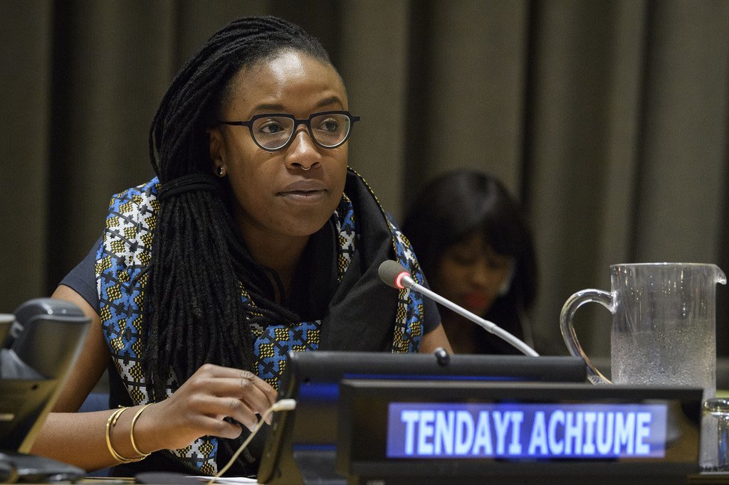 Tendayi Achiume, Special Rapporteur on racism, xenophobia and related intolerance.