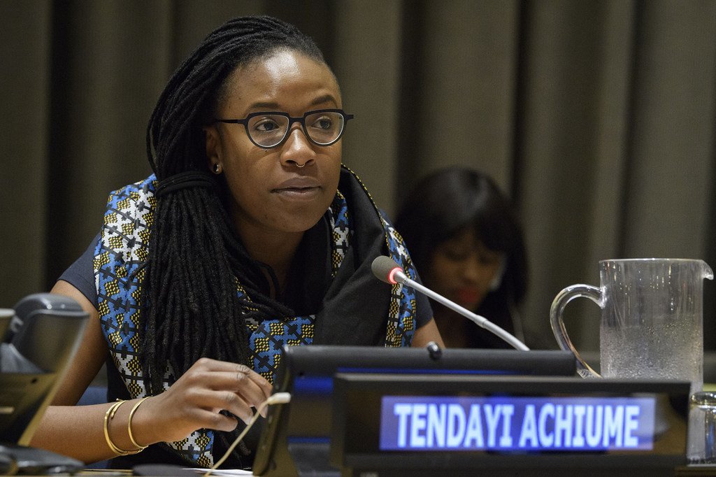 Tendayi Achiume, Rapporteur spécial sur le racisme, la xénophobie et l'intolérance qui y est associée.