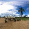 刚果民主共和国北基伍省的贝尼地区动荡不安。图为联合国维和特派团的马拉维维和人员为保护当地村庄的安全而准备开始巡逻。