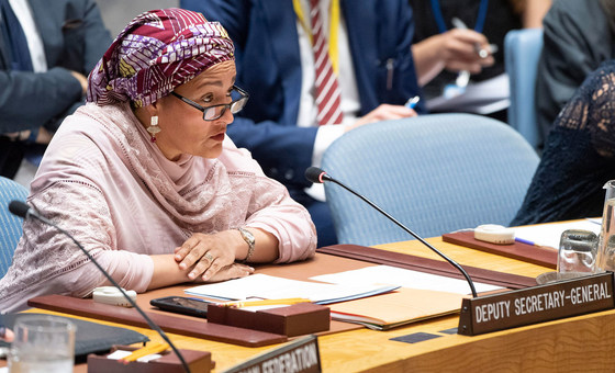Vice-secretária-geral da ONU, Amina Mohammed.