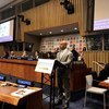 عبد الله لوتاه المدير العام للهيئة الاتحادية للتنافسية والإحصاء، ونائب رئيس اللجنة الوطنية لأهداف التنمية المستدامة في دولة الإمارات، خلال حديثه في المنتدى السياسي رفيع المستوى لأهداف التنمية المستدامة المنعقد بمقر الأمم المتحدة في نيويورك. 