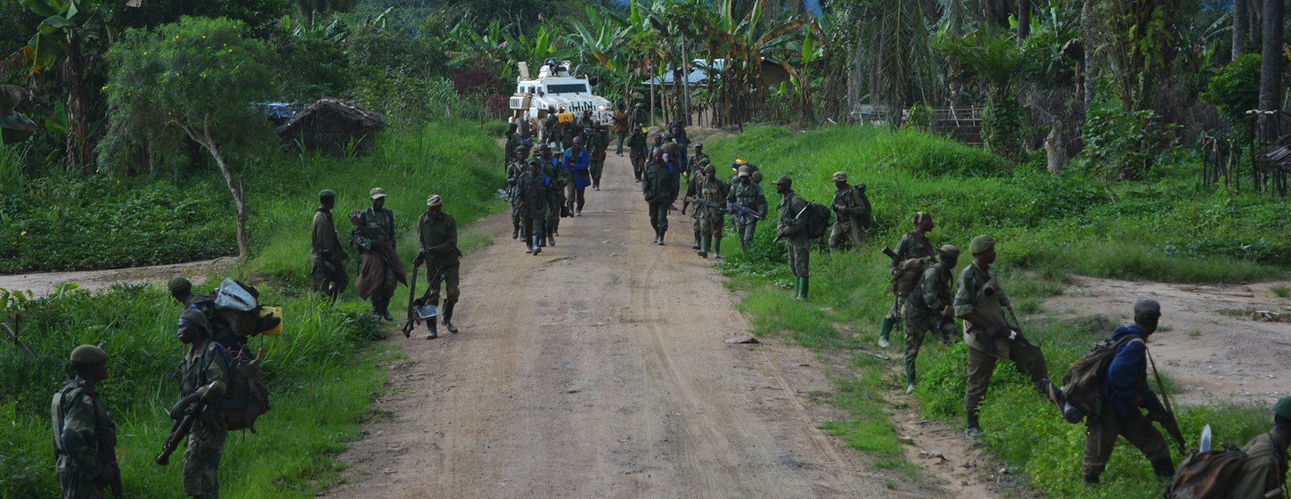 UN peacekeepers from Malawi patrolling North Kivu province in eastern Democratic Republic of the Congo.