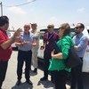 Гуманитарный координатор ООН  Джейми Макголдрик в секторе Газа 