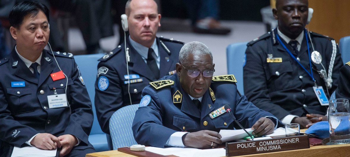Ex-comissário da polícia da ONU, Issoufou Yacouba, do Níger, trabalhou na Minusma