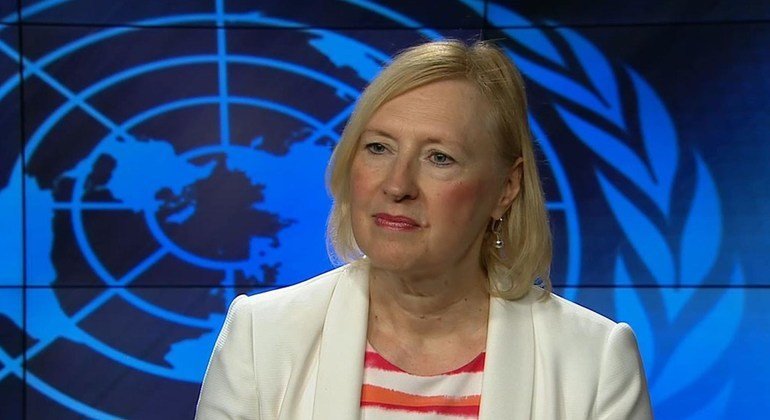 Special Representative of the UN Secretary-General (SRSG) and Head of the United Nations Peacekeeping Force in Cyprus (UNFICYP), Elizabeth Spehar.