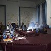 On 06 June 2018, a WHO-CDC team meet to go over the epidemiology of the Ebola outbreak at the WHO office in Mbandaka.