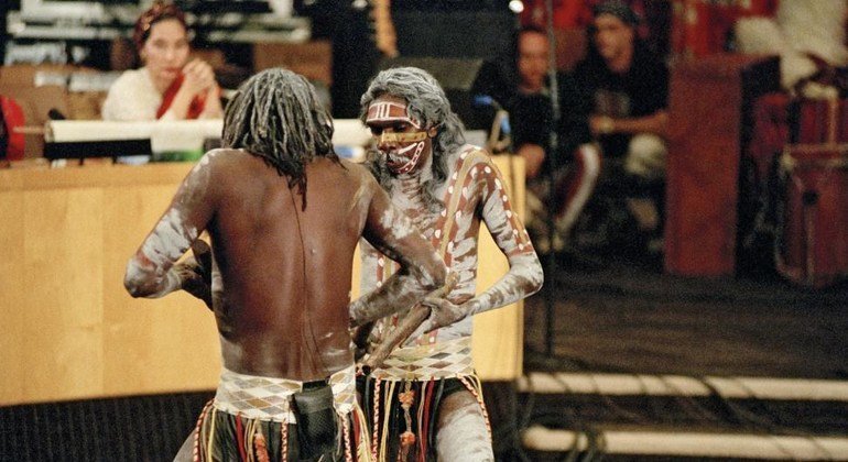 Watu wa kabila la Aborijini kutoka Australia