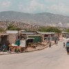 La route desservant Canaan, près de Port-au-Prince, en Haïti (archives).