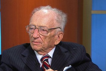 Ben Ferencz, last surviving prosecutor of the Nuremberg US Military Tribunals, at UN Headquarters in New York.