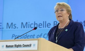 Michelle Bachelet of Chile, newly-nominated as the next UN High Commissioner for Human Rights by Secretary-General António Guterres.