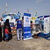 لاجئون صوماليون يصلون إلى ميناء عدن ليعودوا إلى الصومال بمساعدة مفوضية الأمم المتحدة لشؤون اللاجئين.