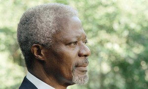Former Secretary-General Kofi Annan at Oxford, UK. 2006.