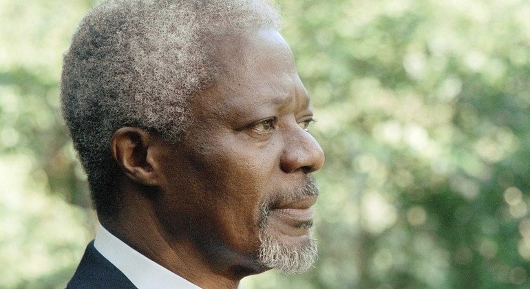 Ex-secretário-geral da ONU, Kofi Annan.
