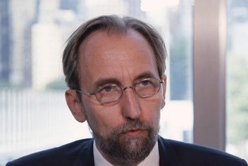UN High Commissioner for Human Rights, Zeid Ra’ad Al Hussein, at UN Headquarters in New York.